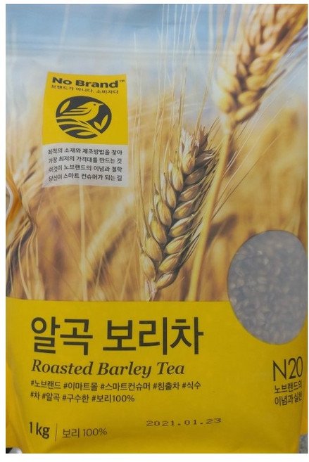 노브랜드 알곡 보리차 1kg, 1개, 1개, 1개입
