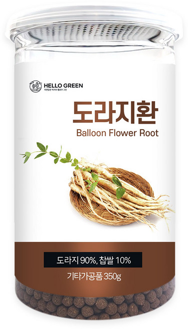 헬로우그린 국산 도라지환 350g, 1개