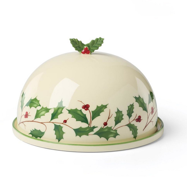 898272 홀리데이 커버 접시 소형 크리스마스 축제용 식기류, 1개