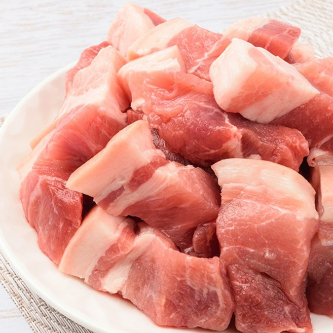 [엘라비스] 왕목살(목전지) 찌개 미국산, 1개, 500g