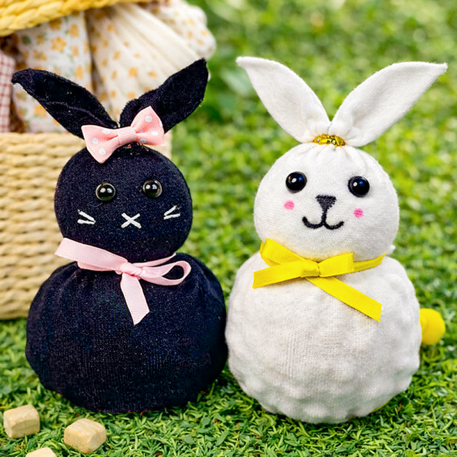 편백 양말 토끼인형 만들기 키트