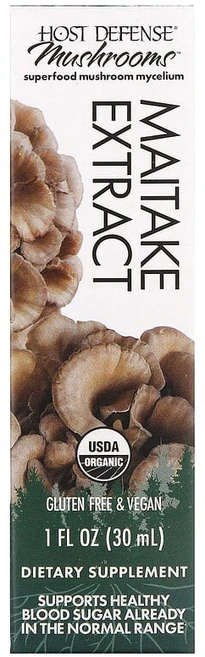 Host Defense 버섯 잎새버섯 추출물 30ml(1fl oz) FPI-05151, Host Defense, 버섯, 잎새버섯 추출물, 30, 1 - 쿠팡