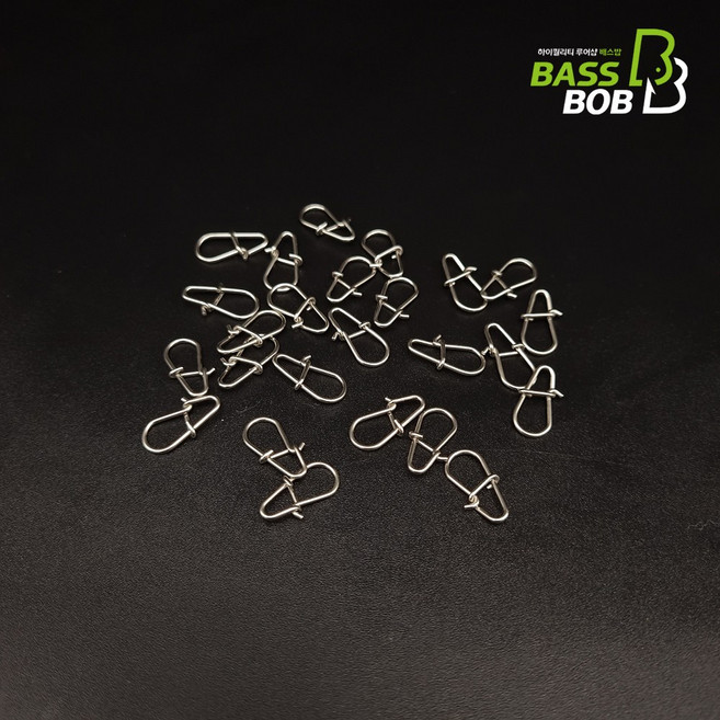 [배스밥] 루어 낚시 스냅 대용량 퀵스냅 핀도래 배스낚시, 1# 1cm (25개입), 1개