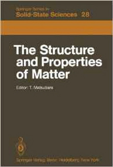E=The Structure and Properties of Matter (hardcover), Springer
