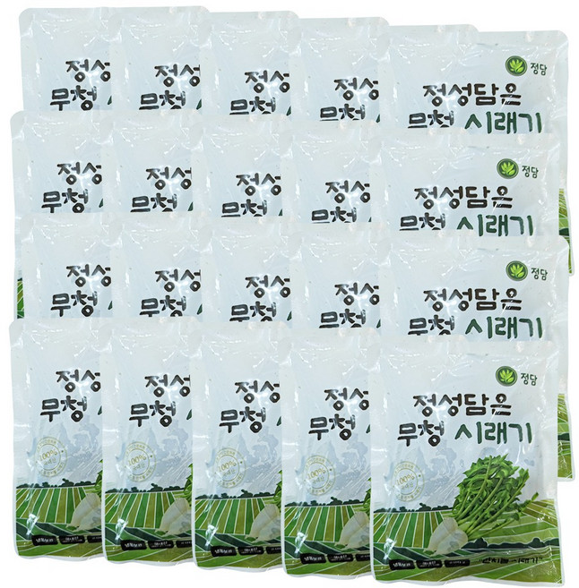 (26년 생산 햇시래기) 펀치볼 정성담은 양구 시래기 / 자연건조 후 삶은 강원도 시래기, 200g, 20개