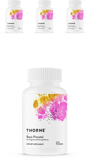 쏜리서치 베이직 프레나탈 포 프레그넌트 앤 락테이팅 우먼 캡슐, 90정, 4개 - 쿠팡