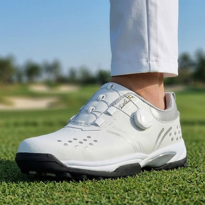 아놀드파마 다이얼 미끄럼방지 골프 스포츠 운동화 남자 쿠션 골프화 실내 연습용 필드용 신발 스크린골프화