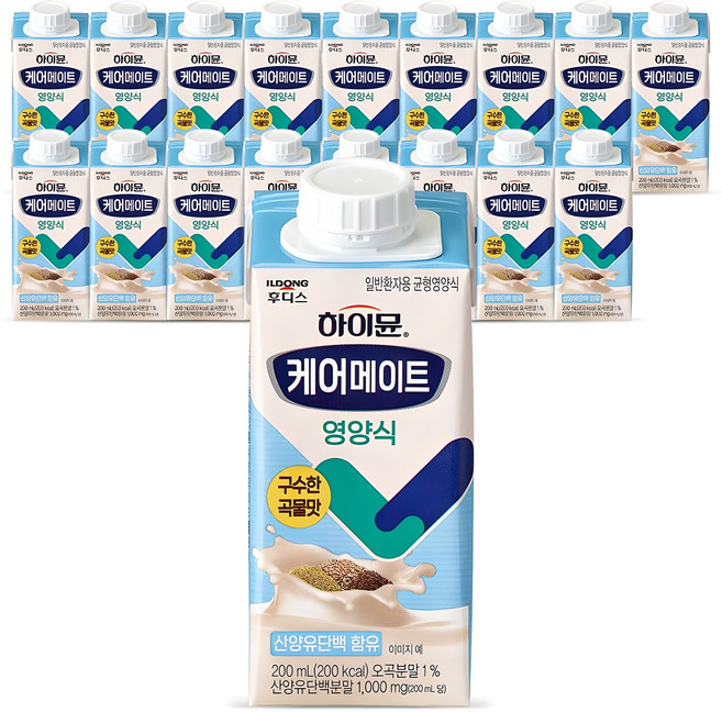 하이뮨 케어메이트 균형 영양식, 200ml, 18개