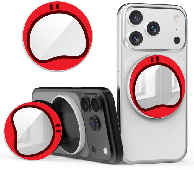 이디즌 디자인 미러 그립 스마트톡 맥세이프 홀더 스탠드, 1개, 앵그리