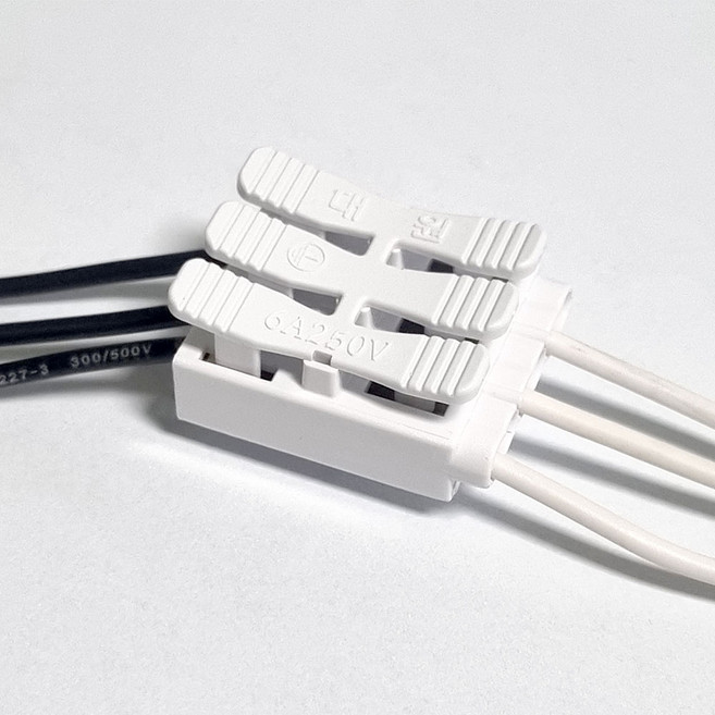 국산 전선 전원 연결 단자 커넥터 3P단자 넥스타조명, 100개