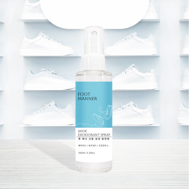 신발냄새 발냄새 신발장냄새 탈취제 악취제거 신발 탈취제 스프레이, 1개, 100ml