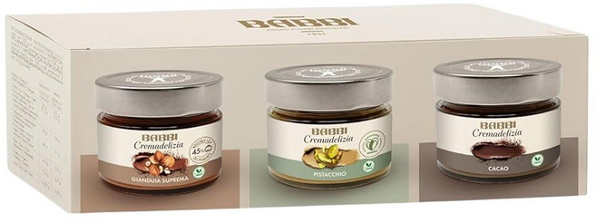 Babbi Cremadelizia 이탈리아 크림 스프레드 Gianduia Suprema 피스타치오 및 코코아 맛 170g6온스 3팩 고급 디저트 토핑 글루텐 프리 비, Babbi Cremadelizia 이탈리아 크림 스프레, 170g