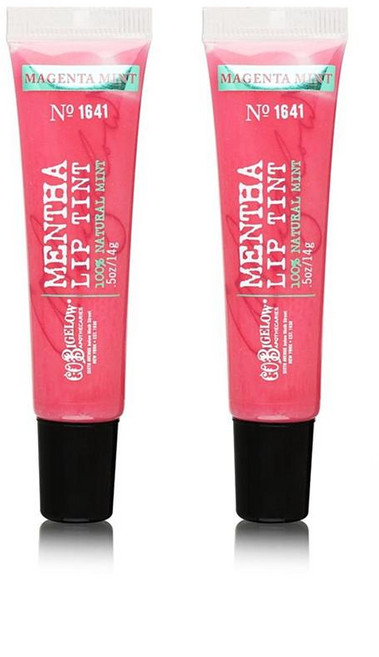 C.O. 비글로우 넘버 1641 마젠타 민트 멘타 립 틴트 14g 2팩 C.O. Bigelow No 1641 Magenta Mint Mentha, 2개
