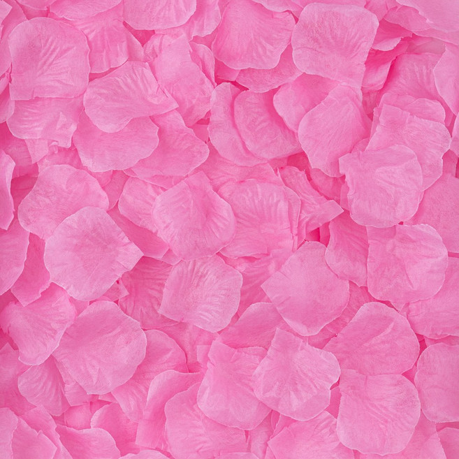 아트포유 장미 꽃잎 컨페티 플라워샤워 웨딩 촬영 꽃가루, 400개, 핑크