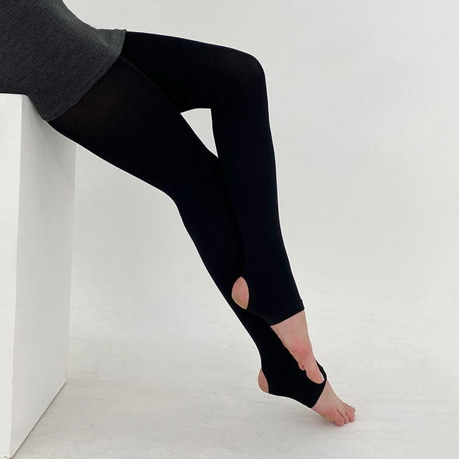 실루엣 2매 국산 80D 발고리 롱스타킹 키큰녀 롱다리 스타킹 팬티스타킹