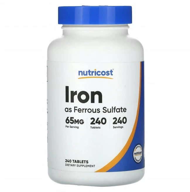 Nutricost 황산제일철 철분 65mg 240정 NCS-67270, 1 - 쿠팡