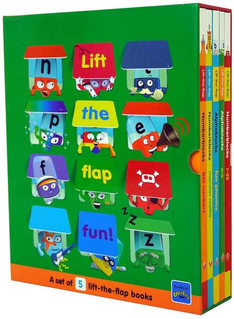 Numberblocks & Alphablocks Lift-the-Flap Box Set, Sweet Cherry Publishing