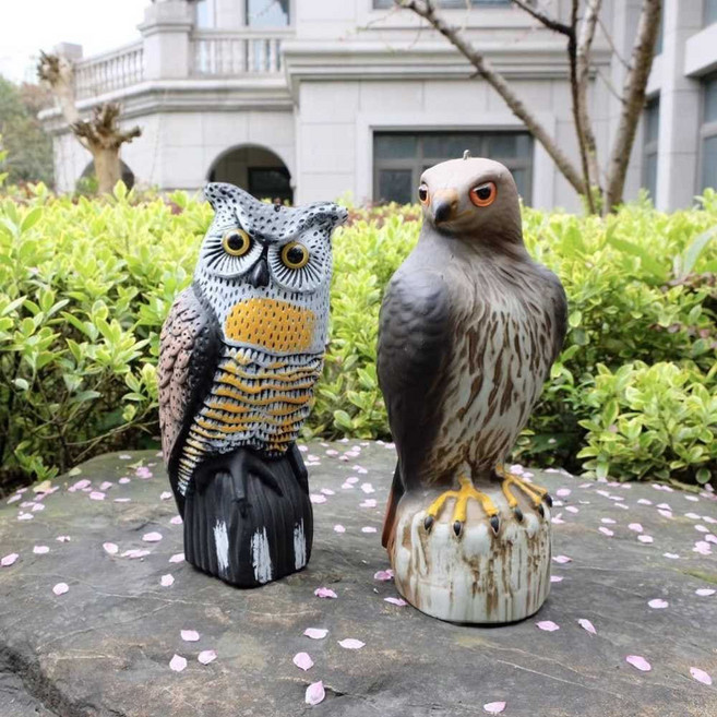 조류퇴치기 허수아비 조류 설치 반사판 MY1112 쫒는 새 농장, H. 작은 둥근 얼굴 올빼미 MY1116