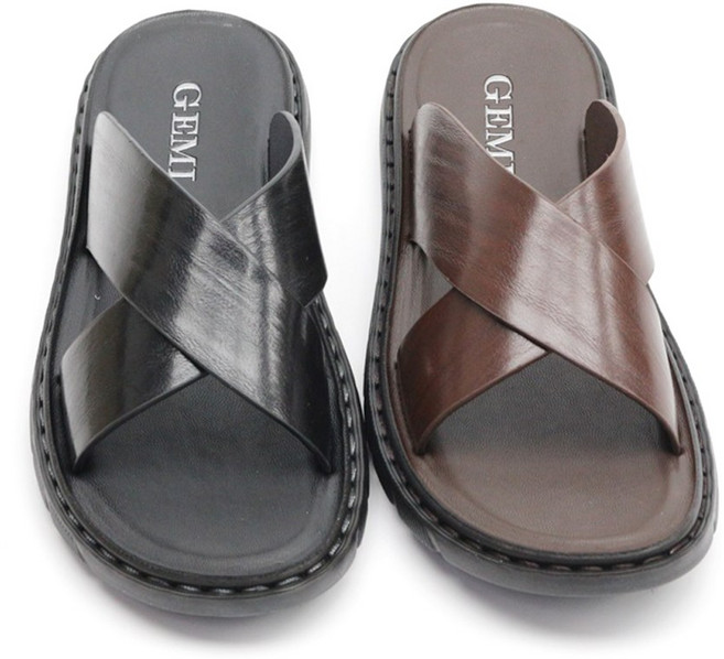 헬스맘 남성 세미 캐주얼 엑스 가죽 슬리퍼 WA-21624