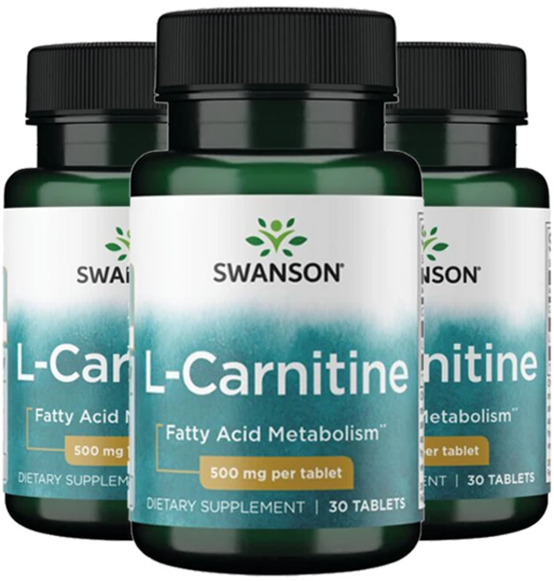 스완슨 L-카르니틴 500mg 타블렛, 30개입, 3개, 30정 - 쿠팡