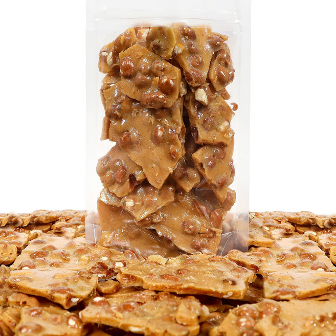 스마티 스톱 홈 스타일 땅콩 브리틀 캔디 (3 파운드) Home Style Peanut Brittle Candy by Smarty Stop (3 Pound (Pack of 1)), 1개, 1.36kg