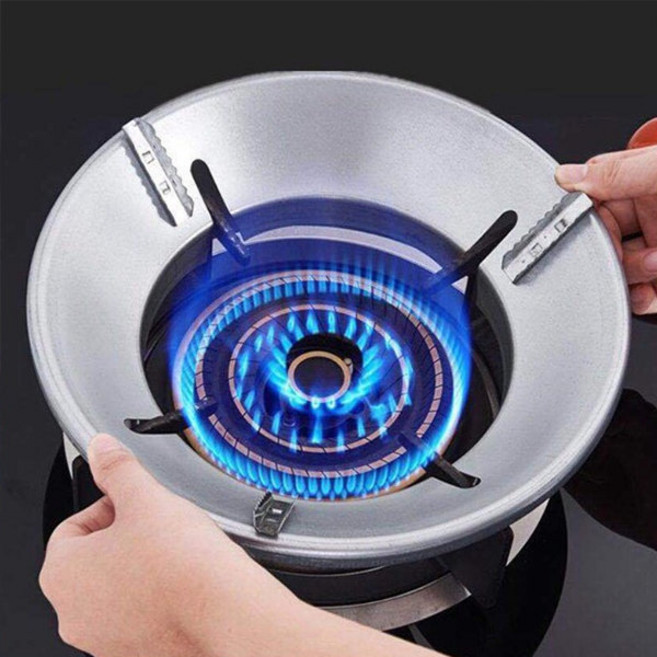 화구 바람막이 해바라기 버너 캠핑 바람막이 링가드 가스렌지, 1개