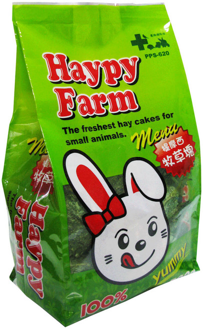 Haypy Farm 提摩西牧草塊 兔子磨牙點心, 1個