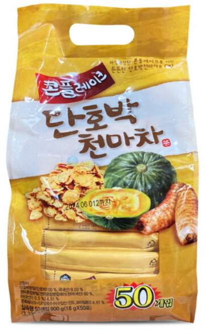 [동일미래에프앤씨] 동일 콘플레이크 단호박 천마차 50T, 1개, 50개입, 2g