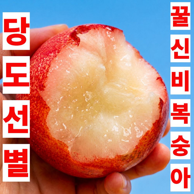 [꿀브릭스] 신비 복숭아 꿀당도 고당도 산지직송, 1박스, 4.5kg