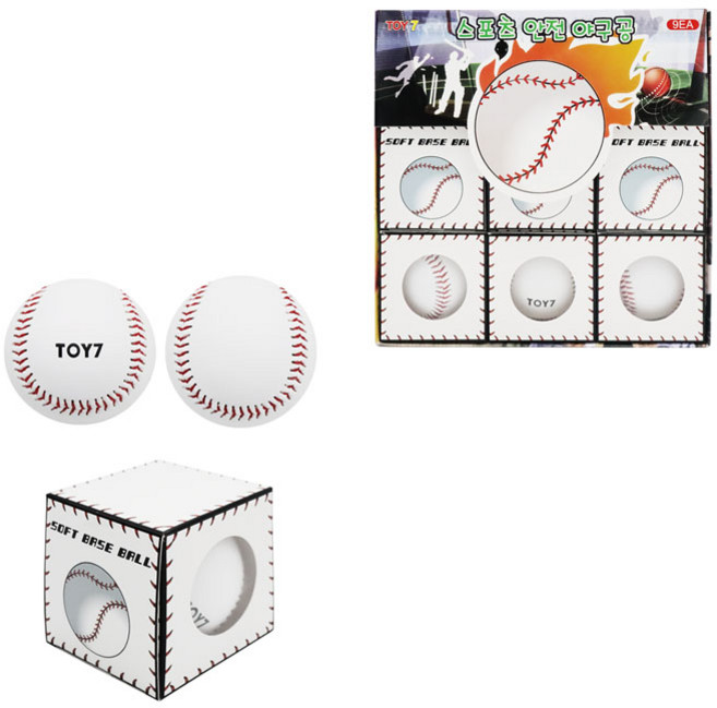 스포츠 안전 야구공, 1개