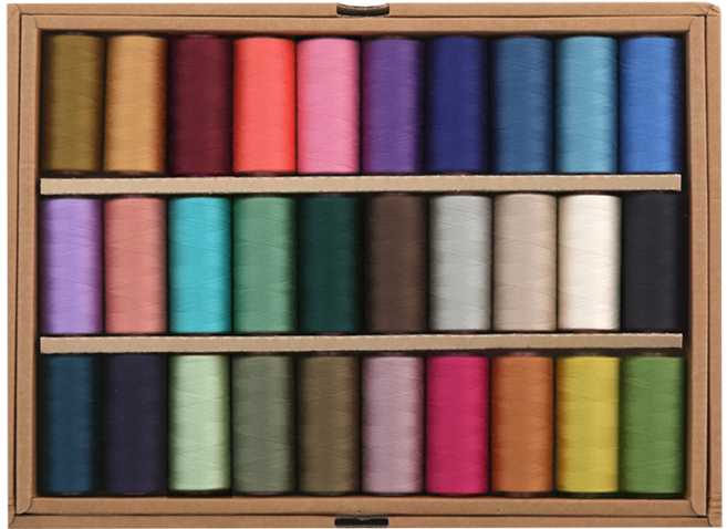 고강력 코아사 45수2합 30색 실세트 700m 재봉실 미싱실 재봉사 가정 공업용 무형광실, 4번 - 인기A 세트, 1개
