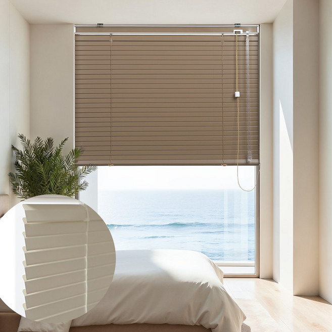 빛고운창 [맞춤제작] L-셔터 타입 투코드 빛차단 알루미늄 블라인드