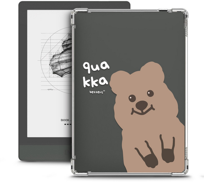 배럴즈 오닉스 북스 포크3 / 포크4 / 포크4s / 이노스페이스원 루나 호환 클리어아머 범퍼 케이스, 쿼카, 1개