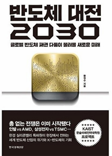 반도체 대전 2030 : 글로벌 반도체 패권 다툼이 불러올 새로운 미래, 한국경제신문, 황정수