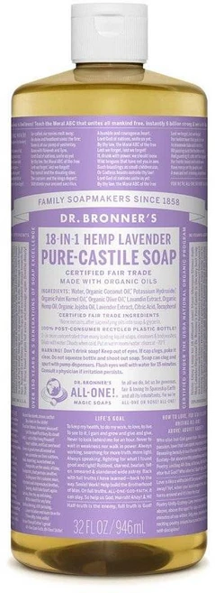 미국 닥터브로너스 라벤더 올인원 샴푸 페이스 바디워시, 946ml - 쿠팡