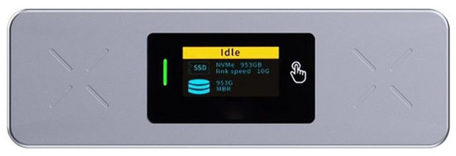 10Gbps SSD 케이스 M.2 NVMe 디스크 인클로저 어댑터 USB 3.2 Gen2 외장 인클로저