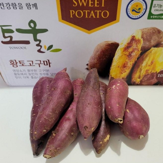 영암 토울고구마 무농약 꿀고구마 (사이즈별), 10kg, 1개, 토울 소