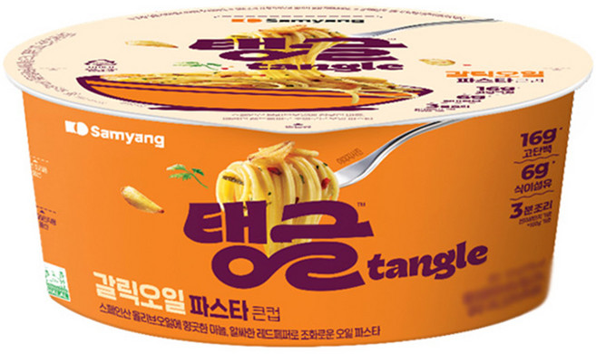 tangle 큰컵 갈릭오일 파스타, 5개