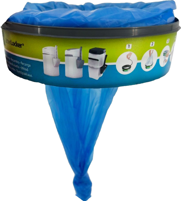 리터락커 호환 리필 에어씰 비닐 두꺼운 봉투 4개 롤 세트 Litterlocker, 두꺼움