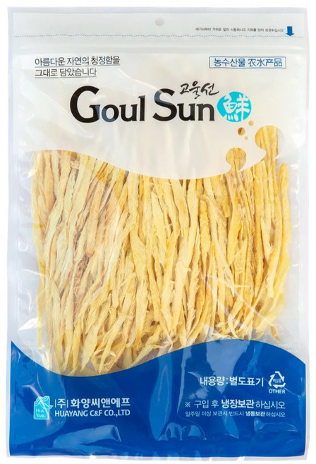 [고울선] 손질한 황태채 황태 실채 속살채 순살 가시제거 자연건조 150g, 1개