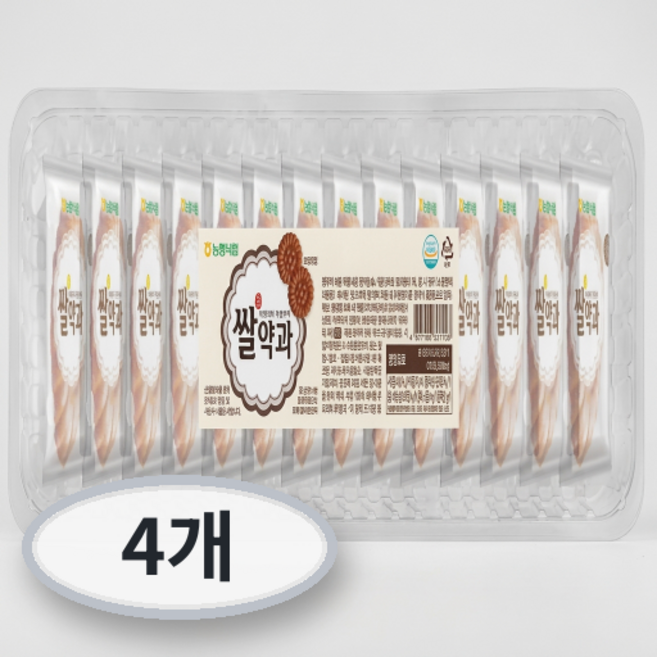 농협 우리나라 전통간식 쌀약과, 4개, 350g