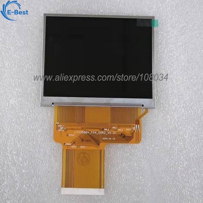 정원태양광 태양충전기배터리 접이식태양광패널 LTV350QVF04 LTV350QVF040AS LTV350QVF040BA 35 quotTFTLCD 패널, 1개