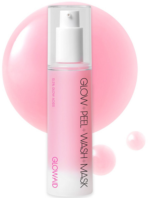 글로우에이드 글로우 필 워시 마스크 에스테틱 피부 스케일링 아하 바하 파하 필링젤 각질제거제, 1개, 50ml