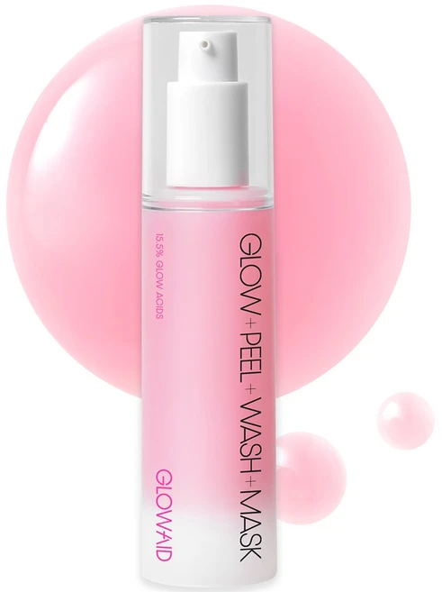 글로우에이드 글로우 필 워시 마스크 에스테틱 피부 스케일링 아하 바하 파하 필링젤 각질제거제, 1개, 50ml - 쿠팡