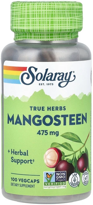 솔라레이 True Herbs 망고스틴 475mg 베지 캡슐 100정, 1개 - 쿠팡