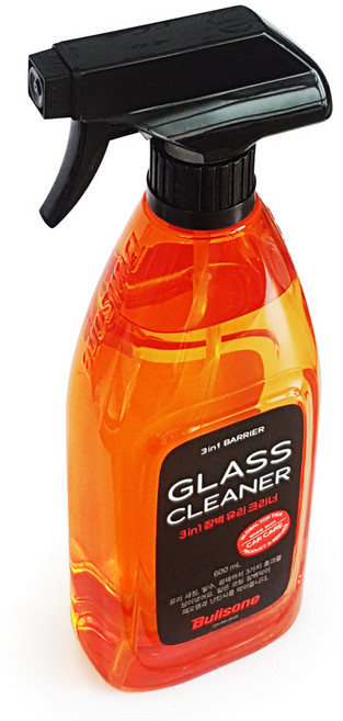불스원 발수코팅 3in1(장벽)유리크리너 유리세정제 세정 발수 광택 3기능 거울 유리창 세차용품 자동차용품YKM, 600ml, 1개