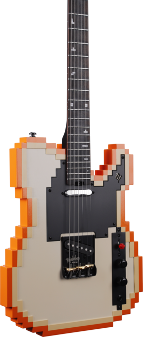 Mojolnir Stage-T 8bit 像素風 Tele 電 吉他 附硬盒 亞都總代理, OR, 1個
