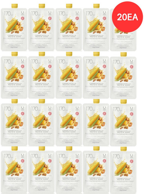 [정품] 딜라이트 프로젝트 단백질쉐이크옥수수카스테라 45g 20EA, 20개