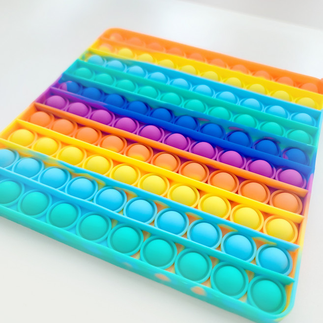 땡스땡스 무한반복 15종 푸쉬팝 팝잇 파빗 팟입 팟잇 푸시팝, 10. 20cm 중개큰사각형, 1개