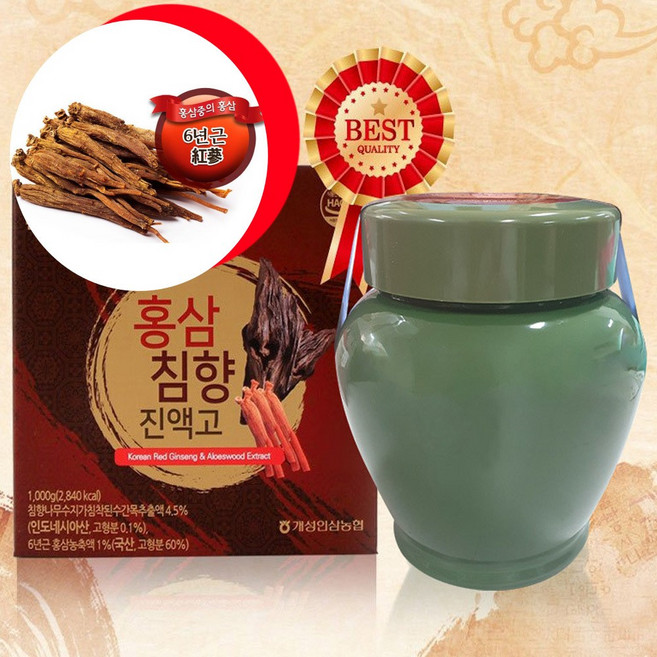 개성인삼농협 홍삼 침향 진액고, 1kg, 1개